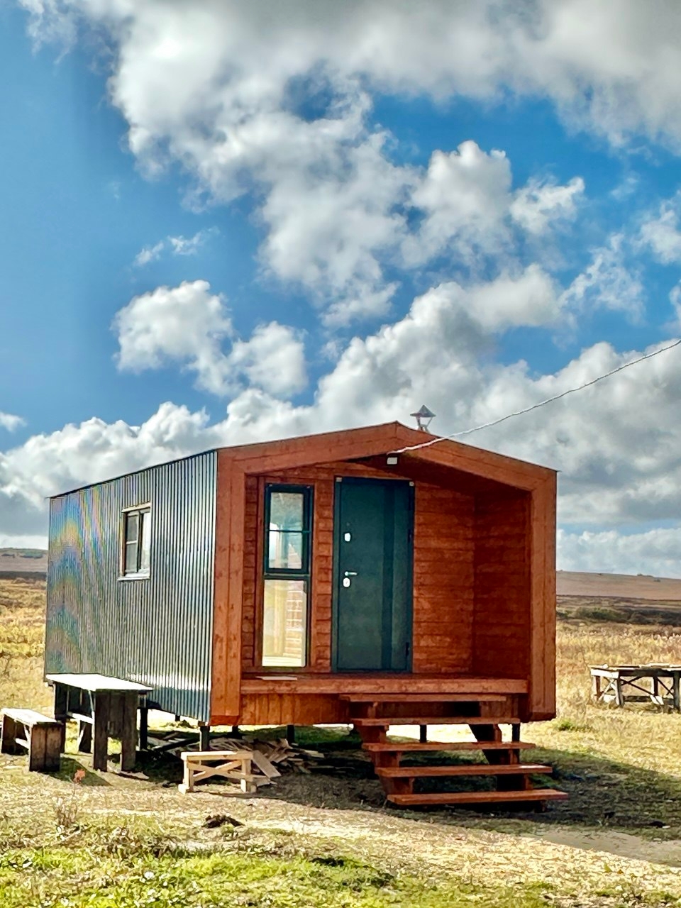 Охотничий домик в тундре